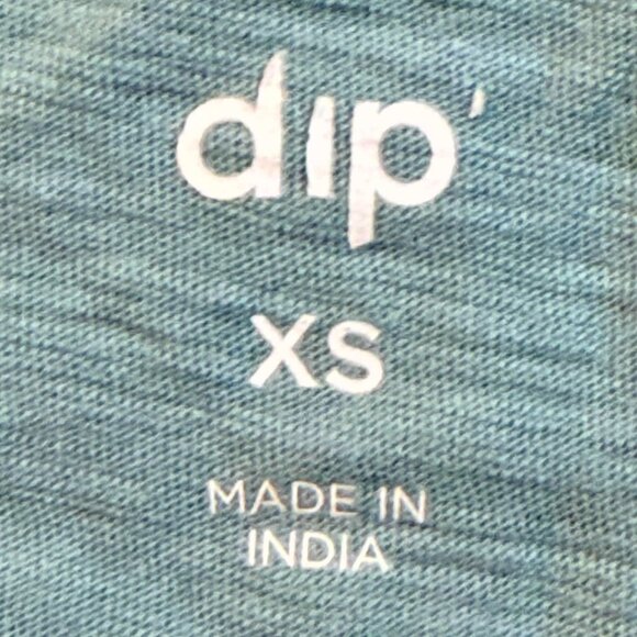 FOUR dip brand relaxed fit slub knit tees BIG XSMALL (green/teal/orange/peach) - Picture 10 of 11